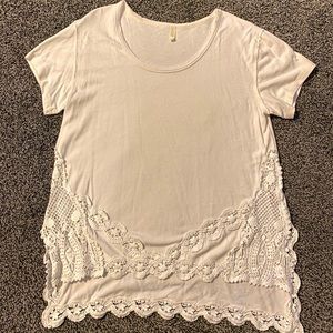 WHITE LACE TOP